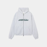 Intel Heather Grey Full Zip Hoodies Eme Studios