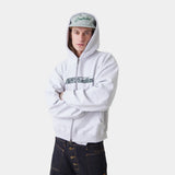 Intel Heather Grey Full Zip Hoodies Eme Studios