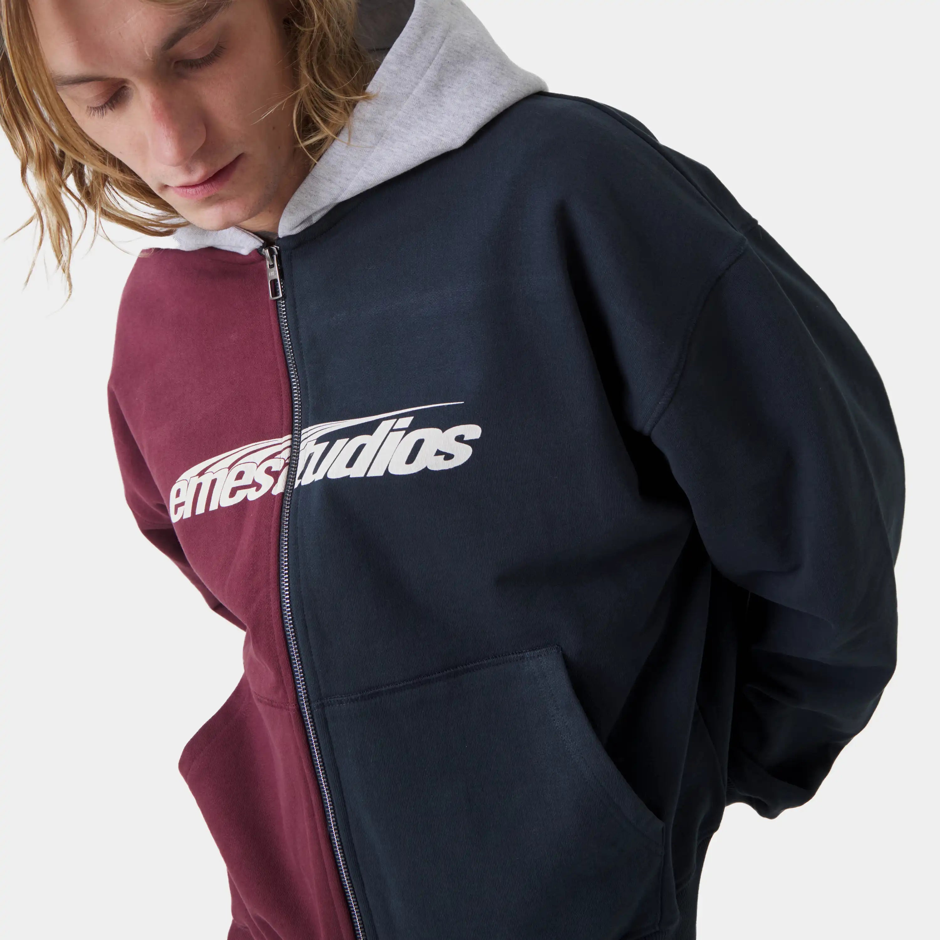 Intel Split Full Zip Hoodies Eme Studios