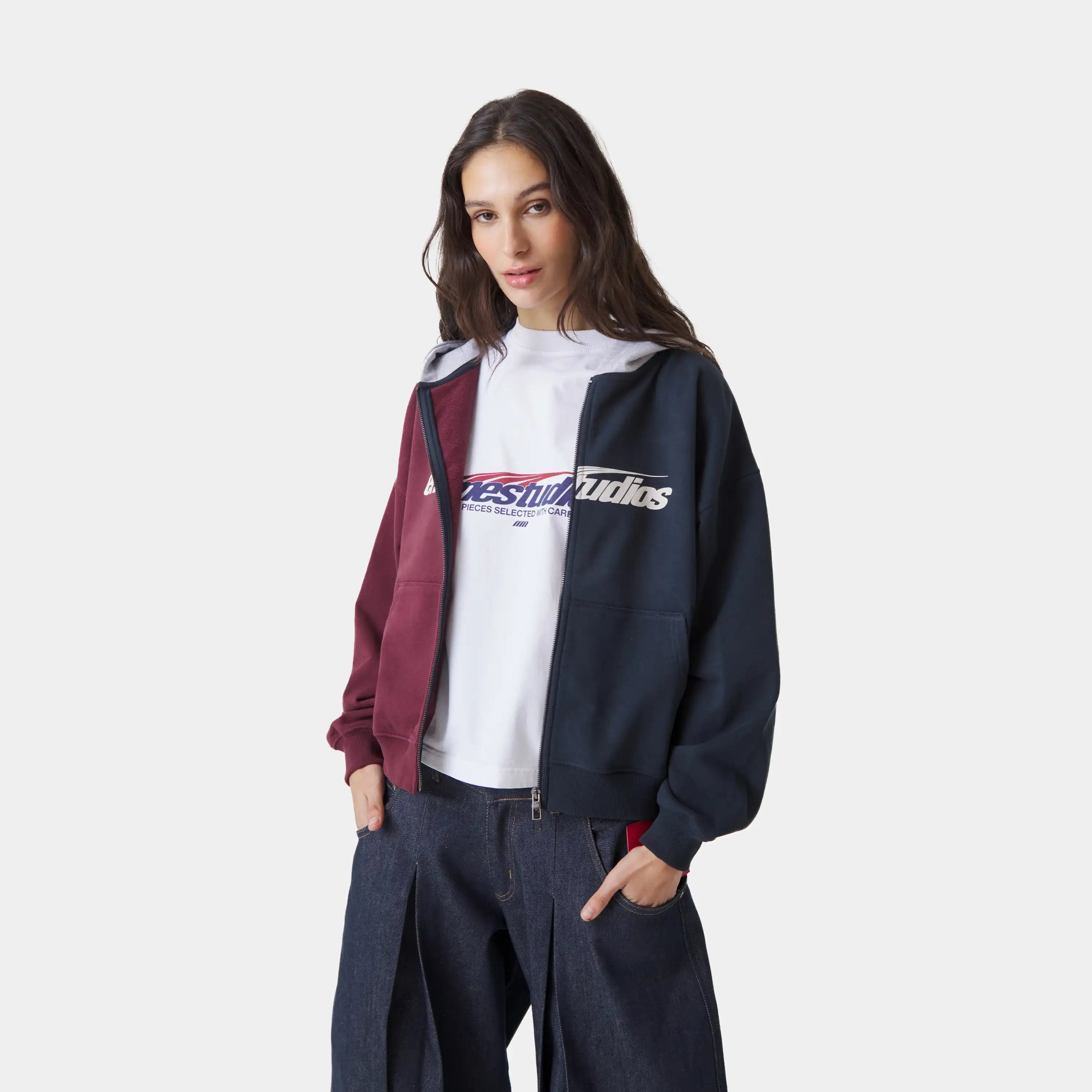 Intel Split Full Zip Hoodies Eme Studios