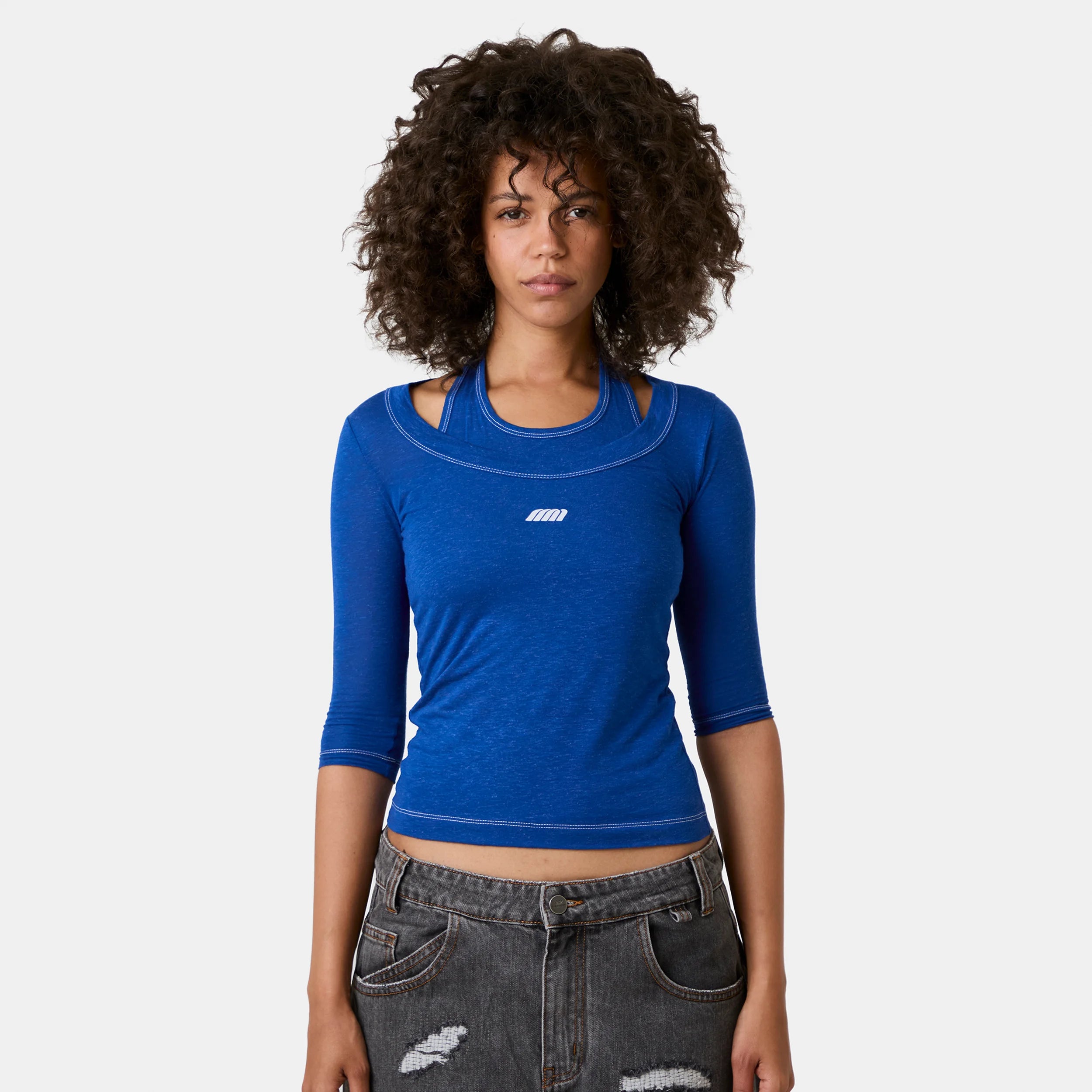Irina Klein Layered Long Sleeve Woman T-Shirts Eme Studios