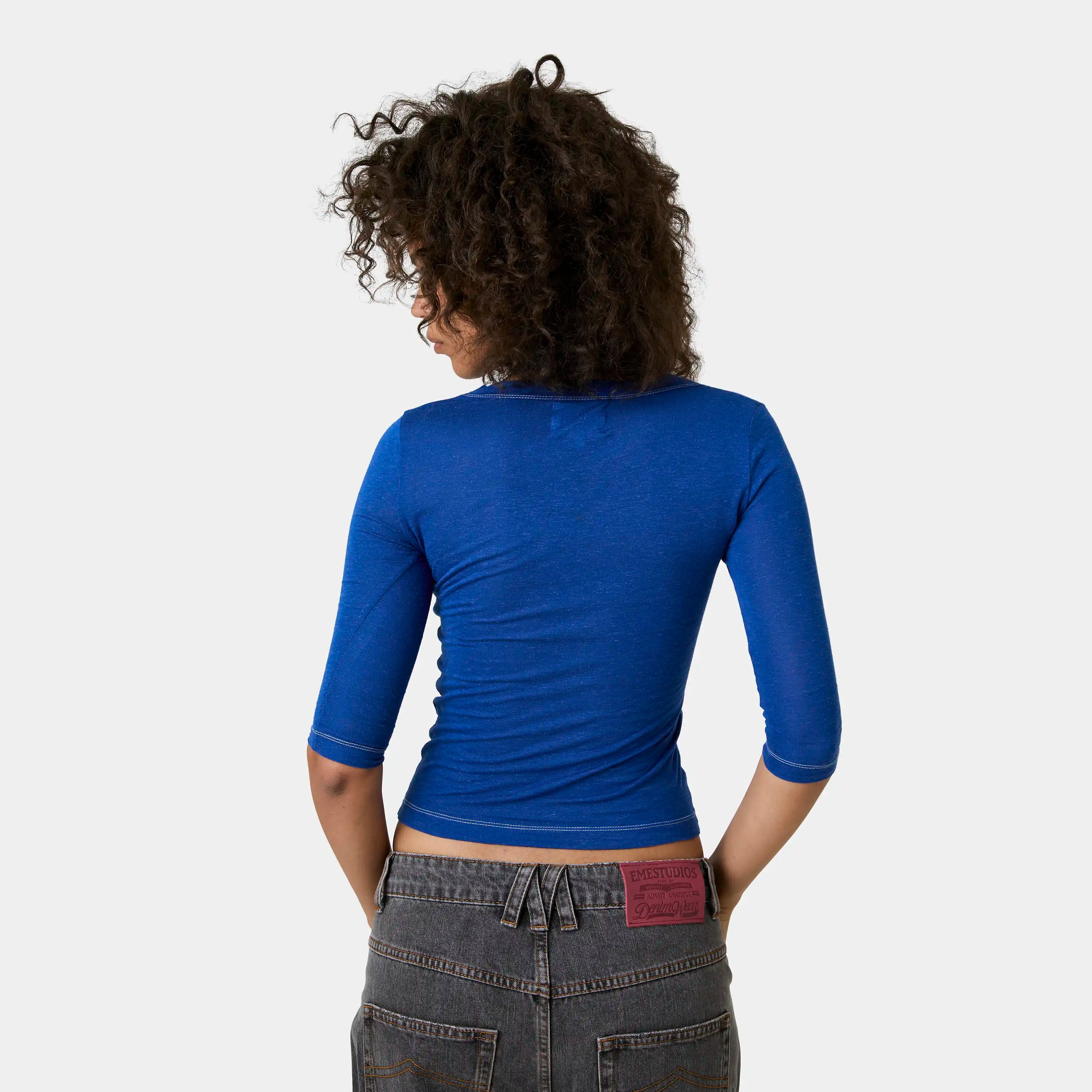 Irina Klein Layered Long Sleeve Woman T-Shirts Eme Studios