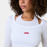 Irina Pearl Layered Long Sleeve Woman T-Shirts Eme Studios