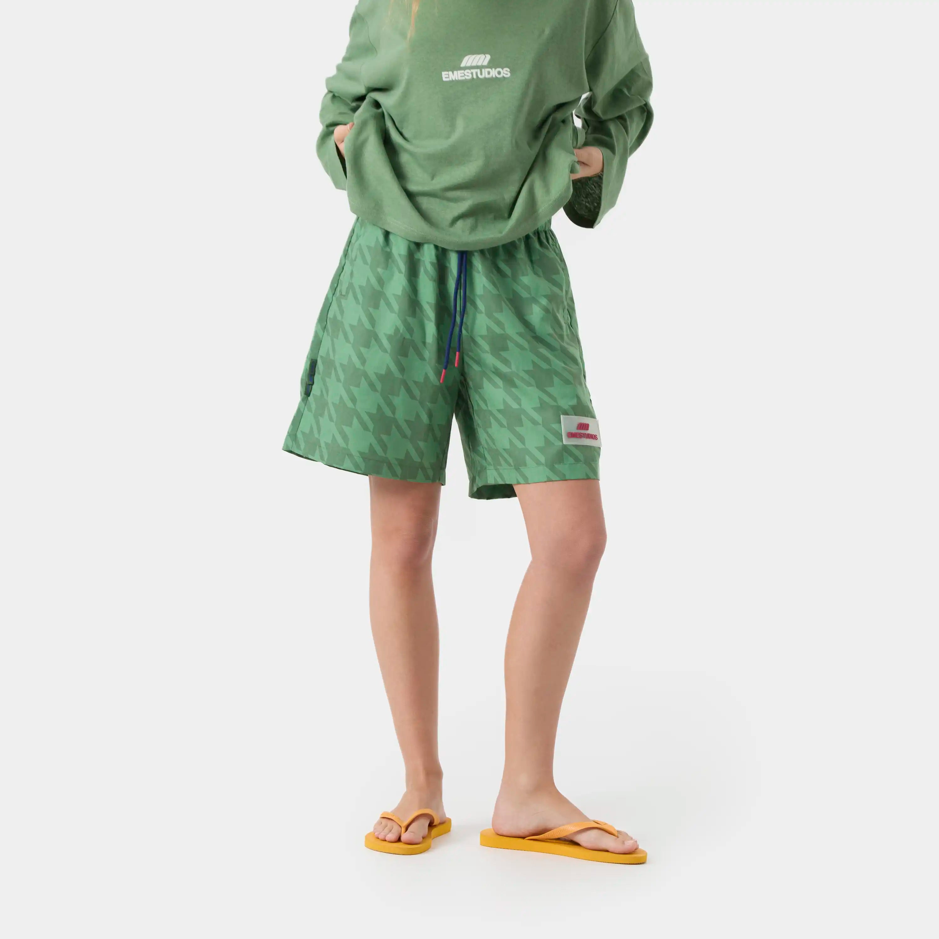 JJ English Green Swim Trunk Swimwear eme
