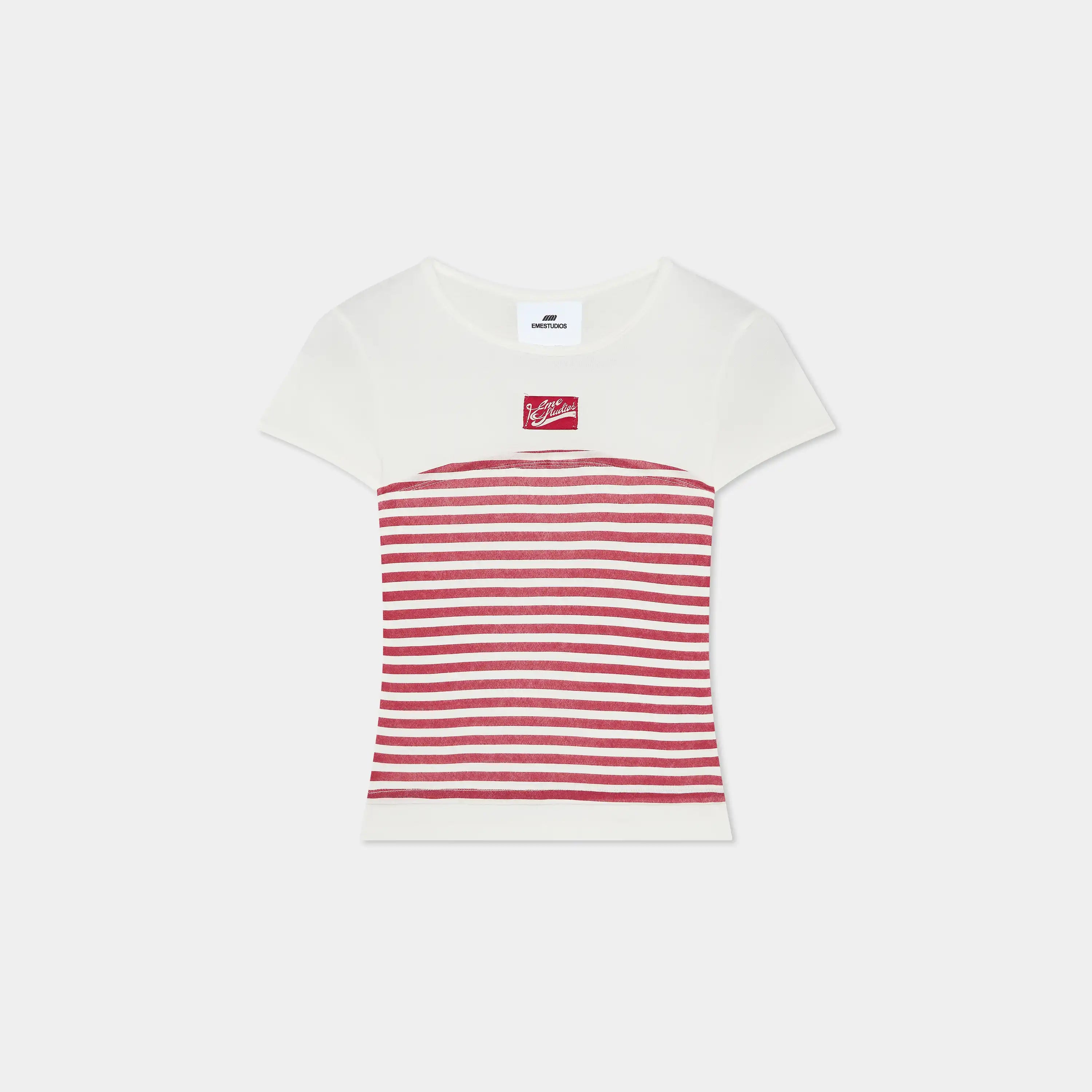 Kiss Me Striped Tee Woman T-Shirts Eme Studios