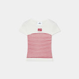 Kiss Me Striped Tee Woman T-Shirts Eme Studios