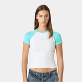Kolin Blue Baby Tee Woman T-Shirts Eme Studios