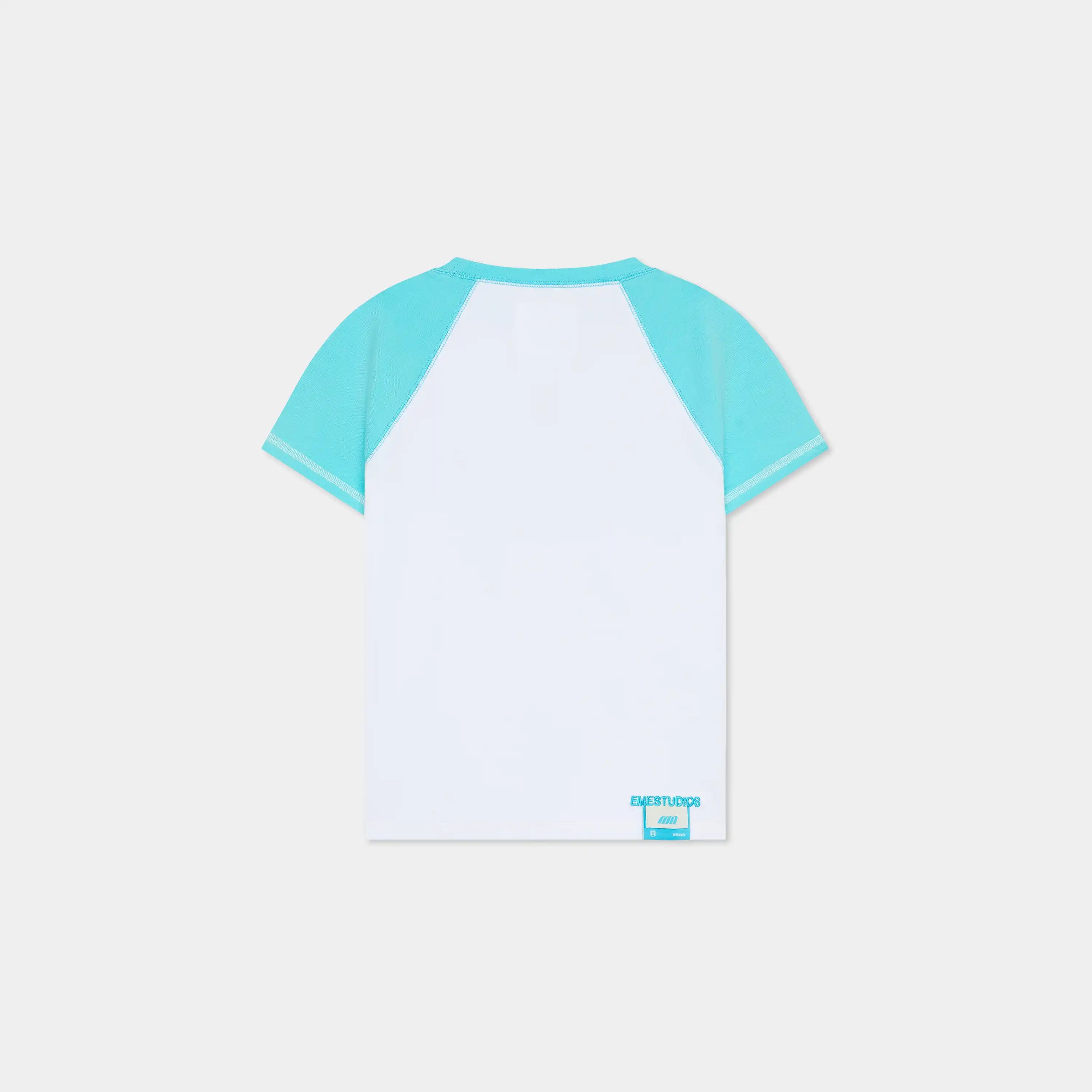 Kolin Blue Baby Tee Woman T-Shirts Eme Studios