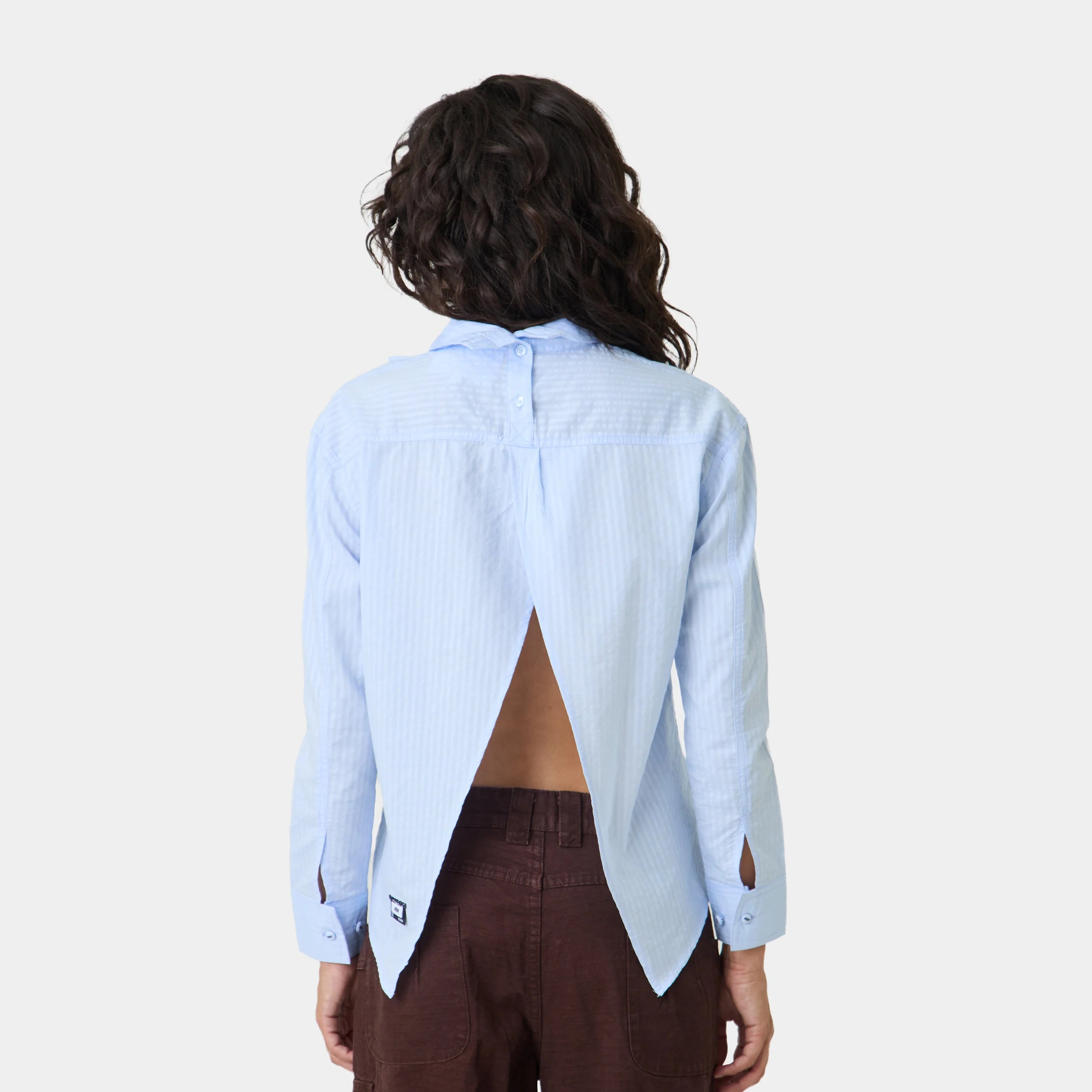 Linda Baby Blue Shirt Woman Shirts Eme Studios