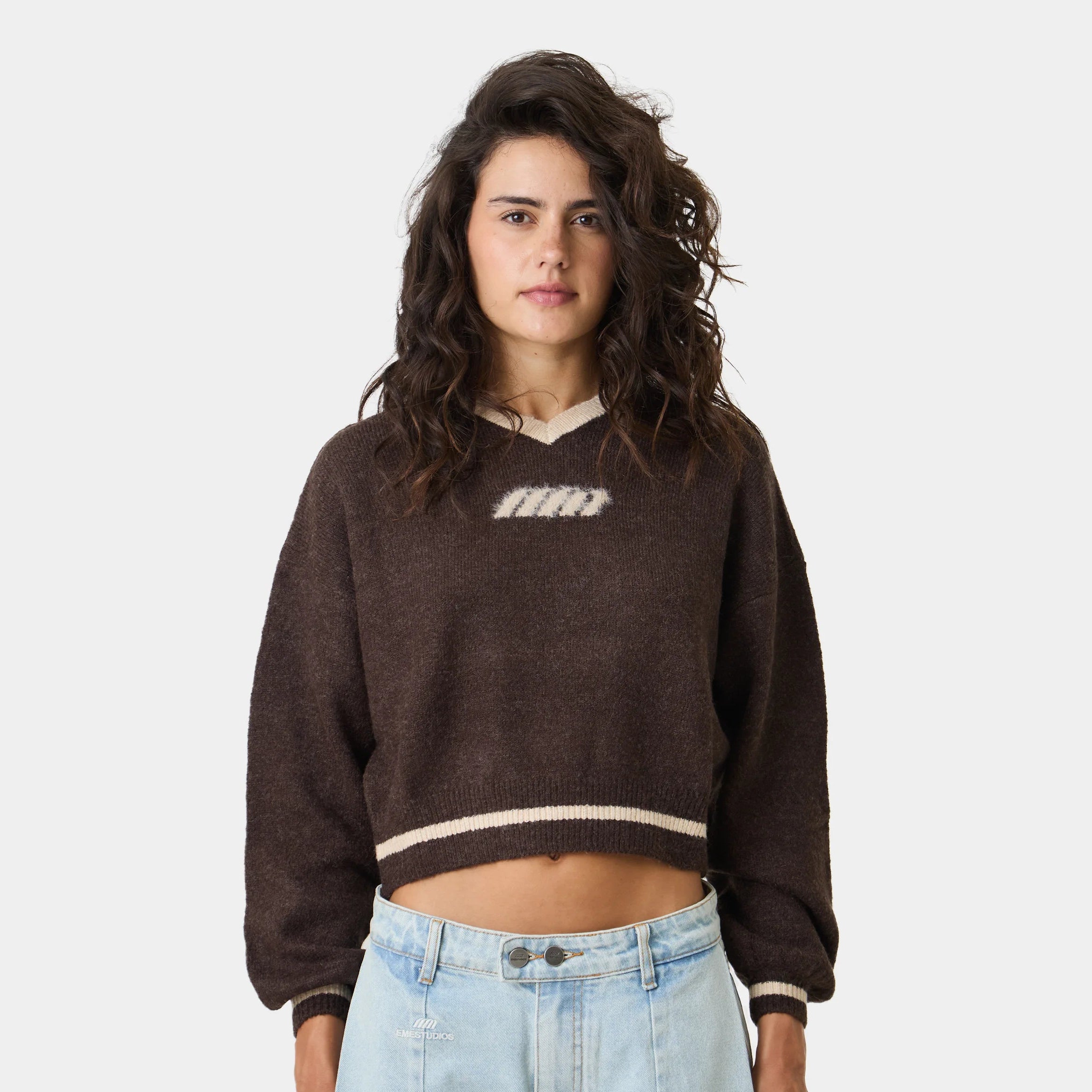 Liz Fawn Knit Sweater Woman Knitwear Eme Studios