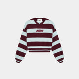 Liz Striped Knit Sweater Woman Knitwear Eme Studios