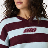 Liz Striped Knit Sweater Woman Knitwear Eme Studios