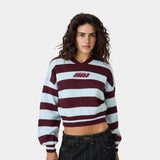Liz Striped Knit Sweater Woman Knitwear Eme Studios