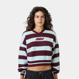 Liz Striped Knit Sweater Woman Knitwear Eme Studios