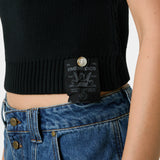 Lorca Black Knit Vest Woman Knitwear Eme Studios