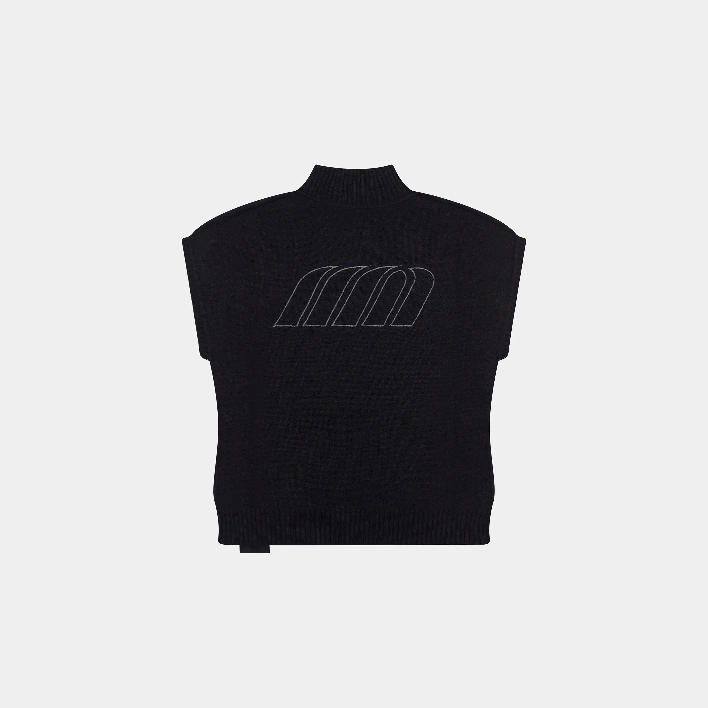 Lorca Black Knit Vest Woman Knitwear Eme Studios