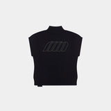 Lorca Black Knit Vest Woman Knitwear Eme Studios