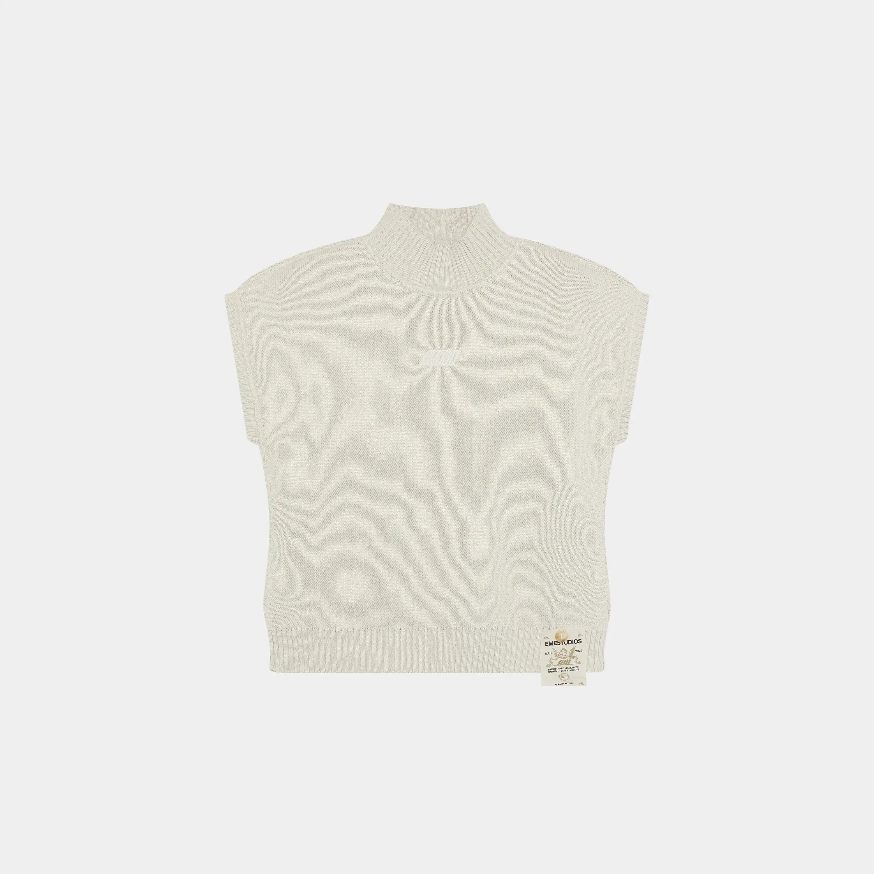 Lorca Stone Knit Vest Woman Knitwear Eme Studios