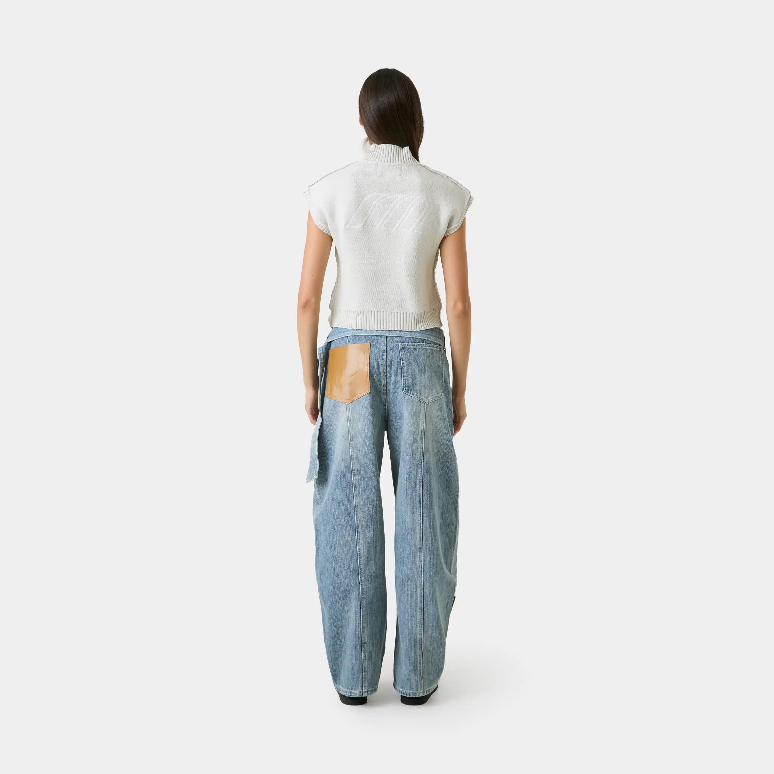 Lorca Stone Knit Vest Woman Knitwear Eme Studios