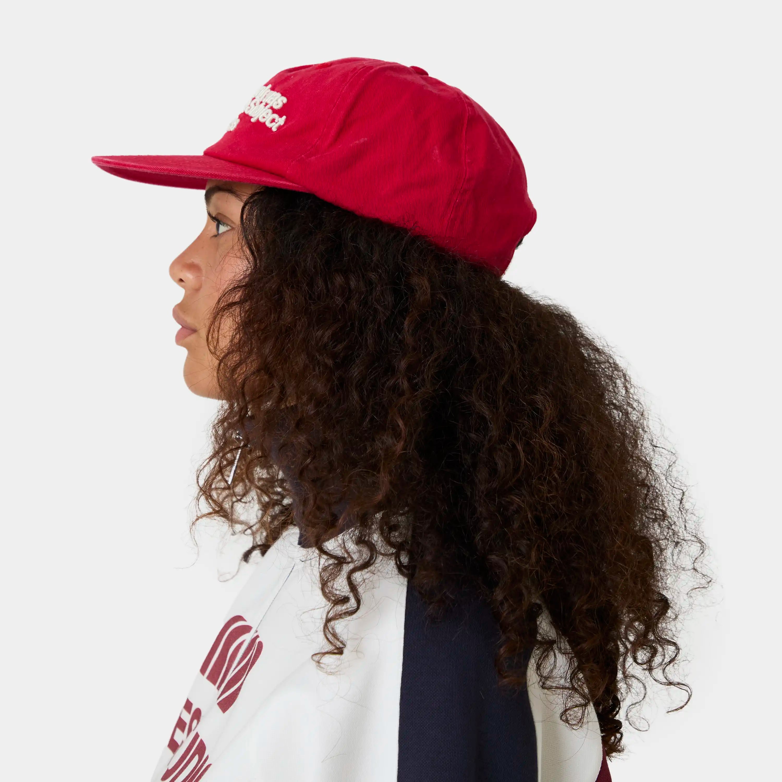 Lunch Red Cap Headwear Eme Studios