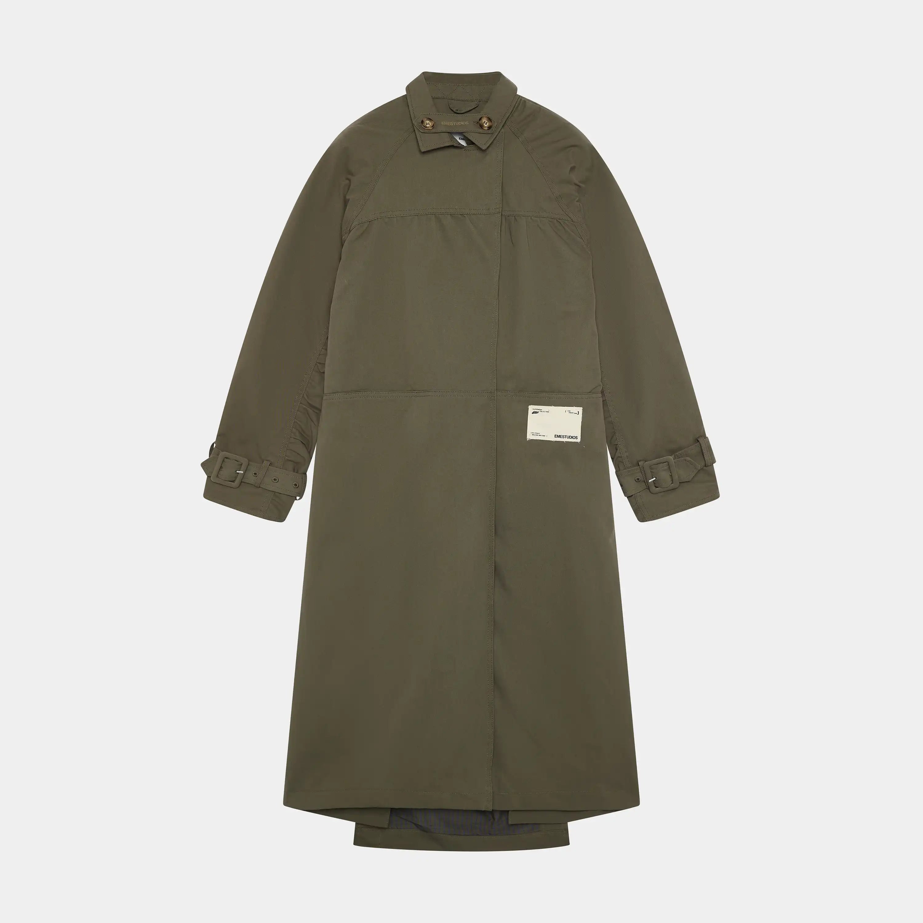 Luzia Forest Trench Coat Woman Outerwear Eme Studios
