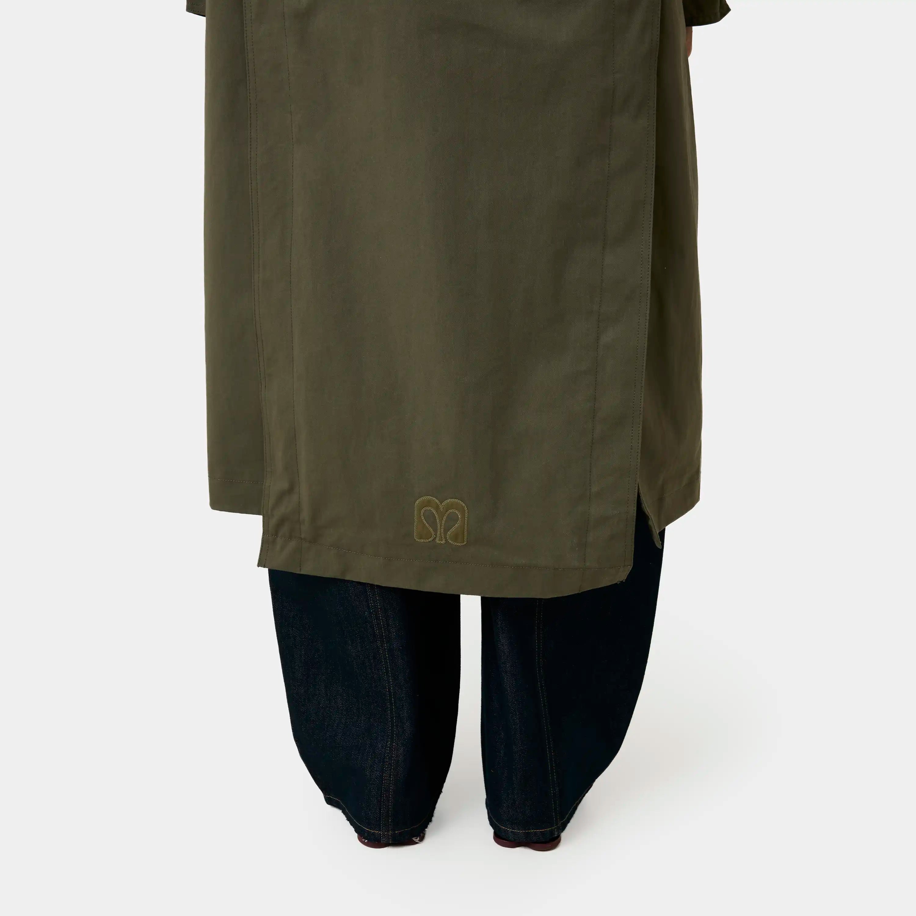 Luzia Forest Trench Coat Woman Outerwear Eme Studios