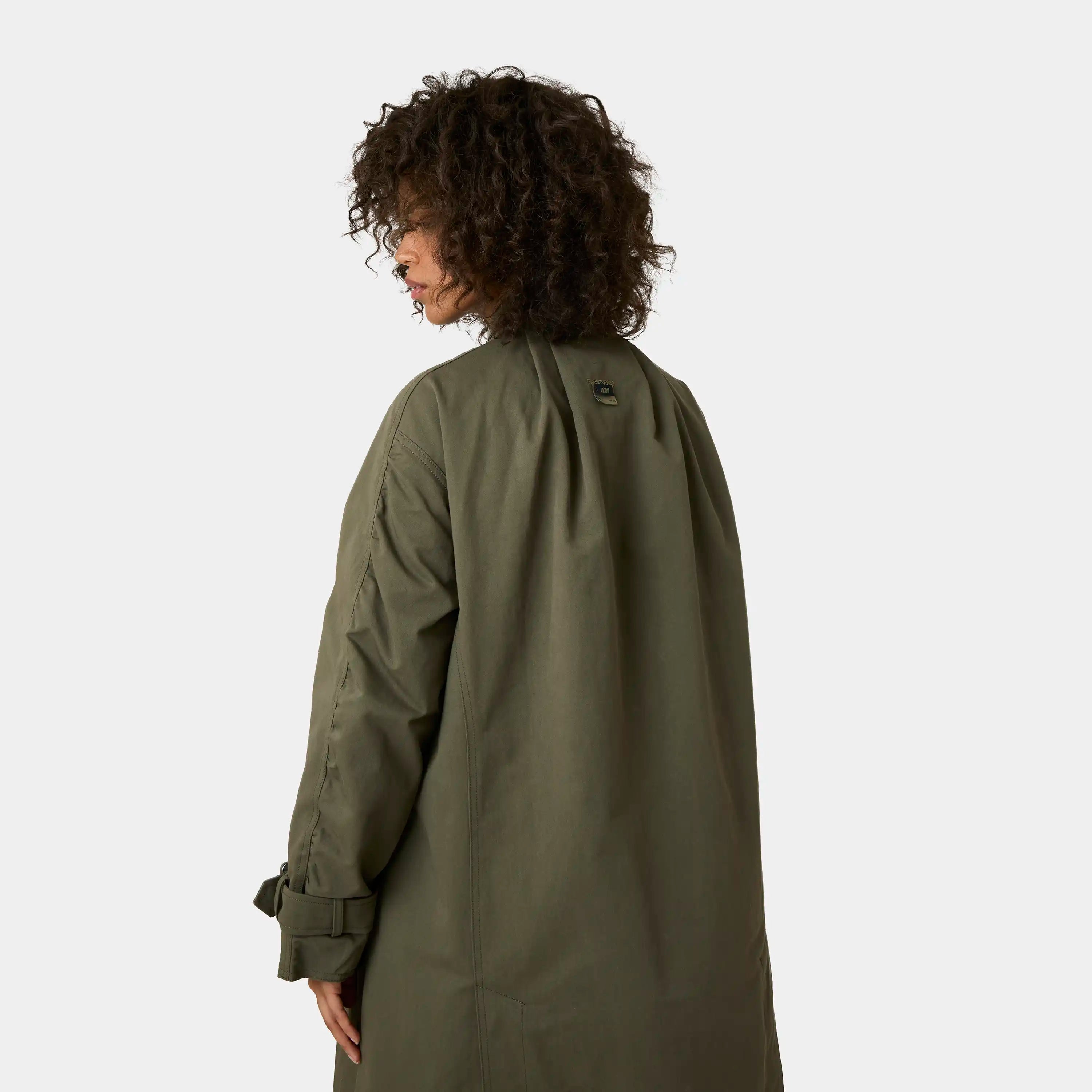 Luzia Forest Trench Coat Woman Outerwear Eme Studios