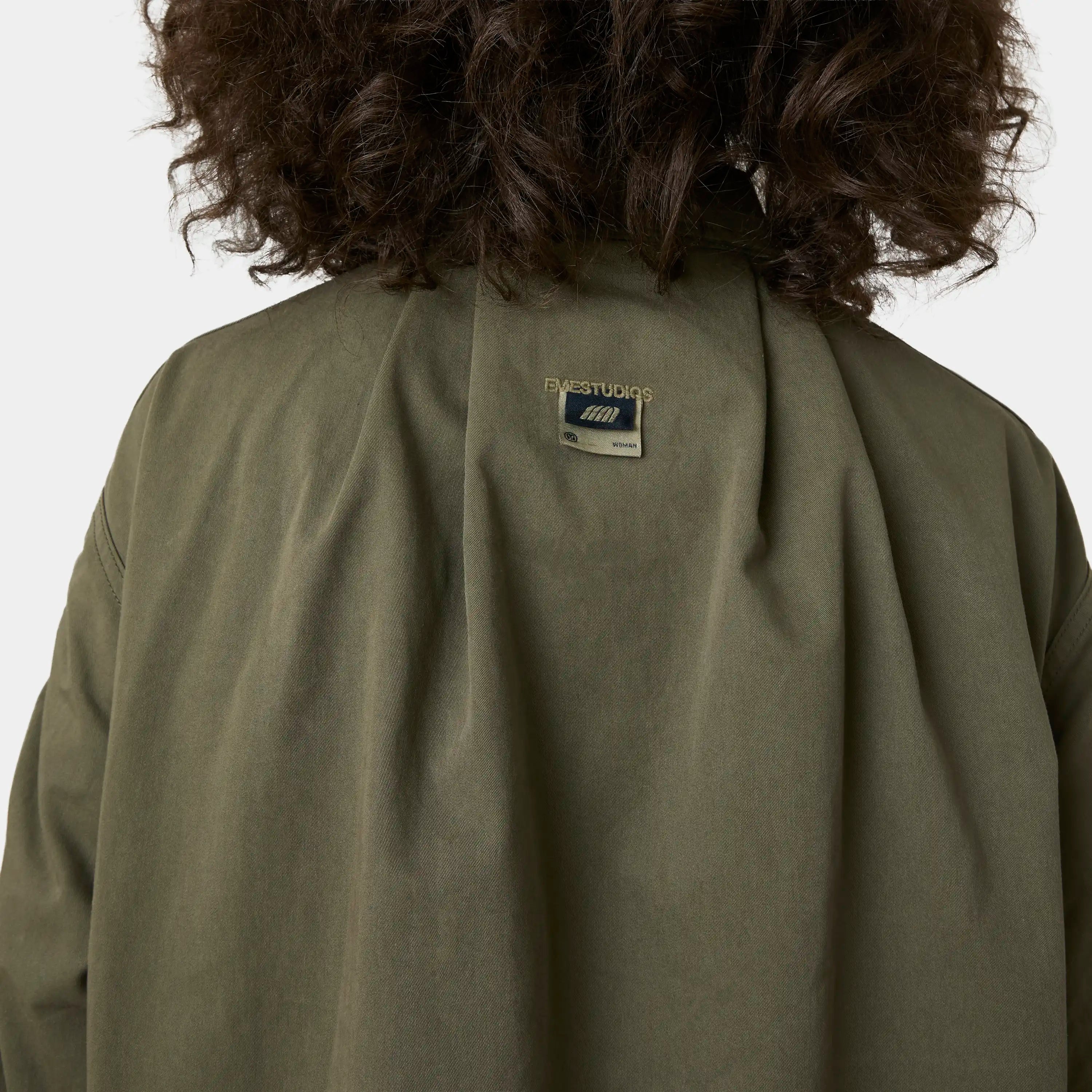 Luzia Forest Trench Coat Woman Outerwear Eme Studios
