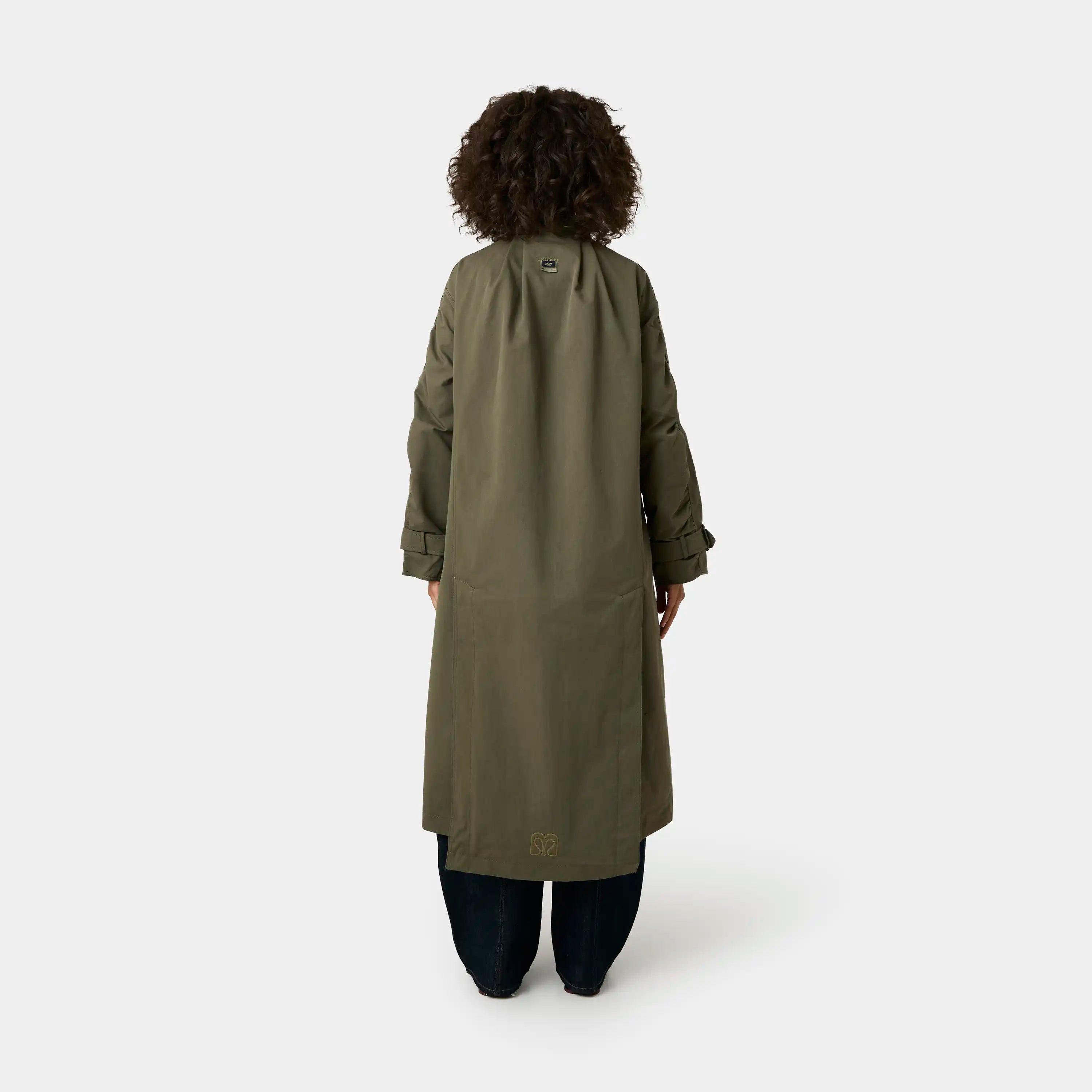 Luzia Forest Trench Coat Woman Outerwear Eme Studios