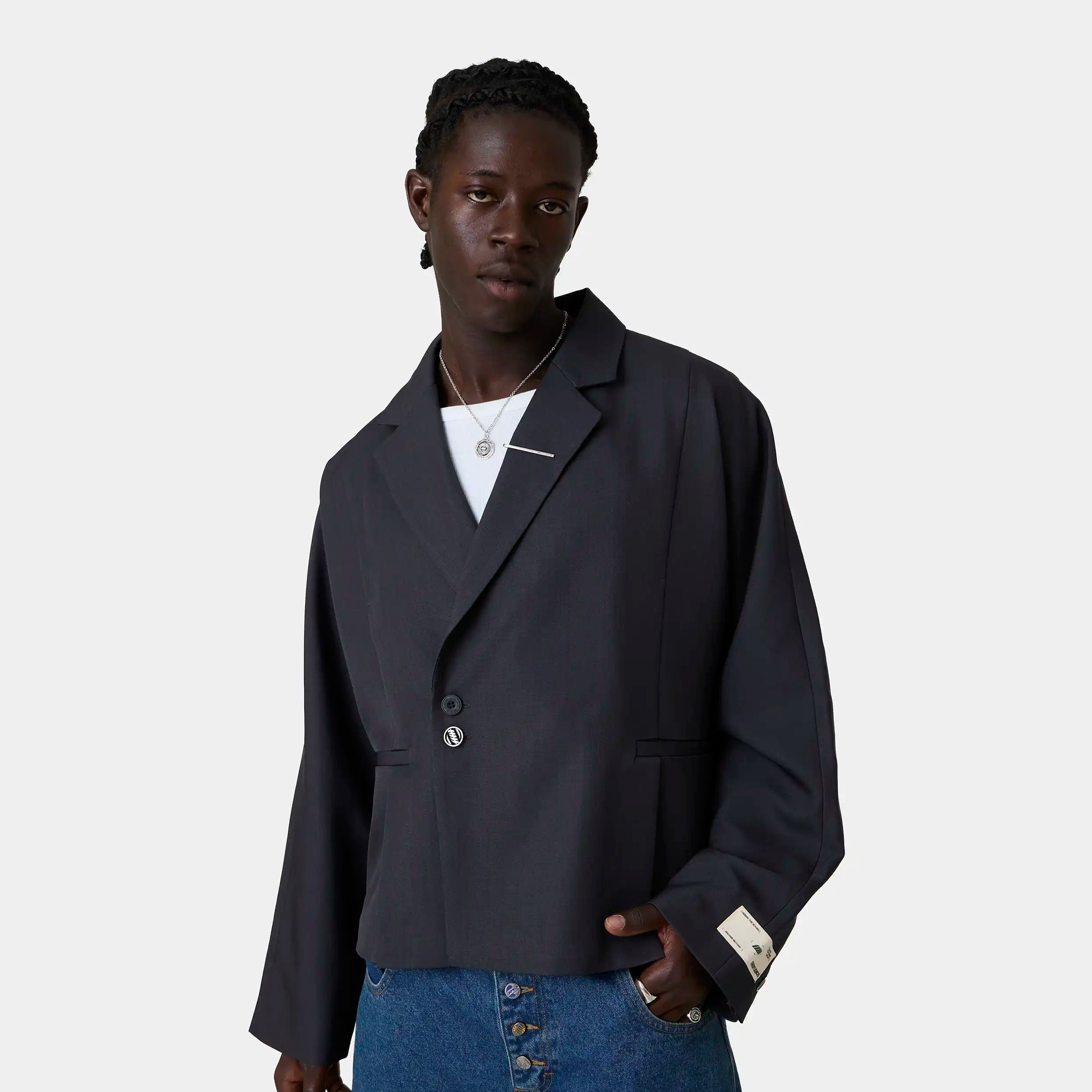 Mainroom Grey Blazer Outerwear Eme Studios