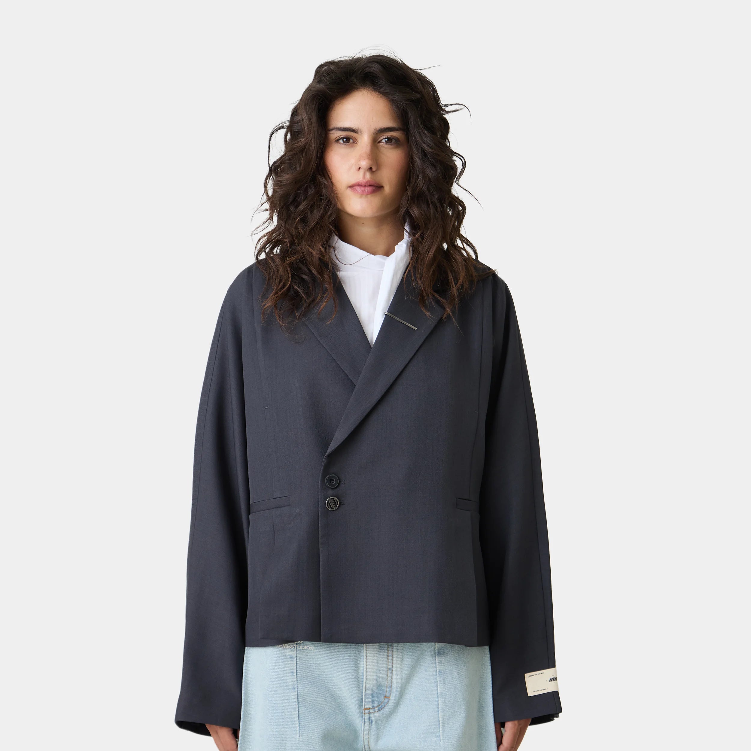 Mainroom Grey Blazer Outerwear Eme Studios