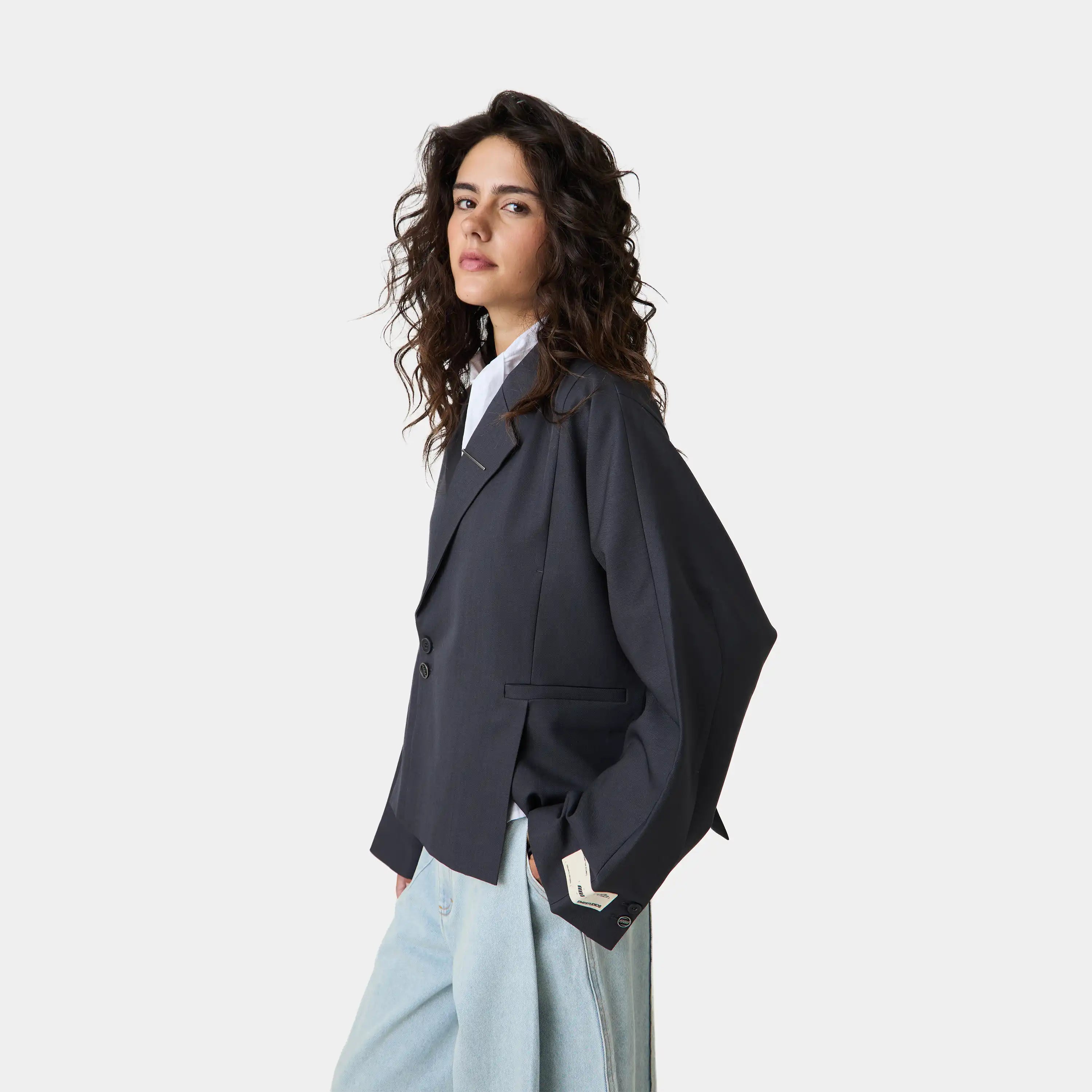 Mainroom Grey Blazer Outerwear Eme Studios