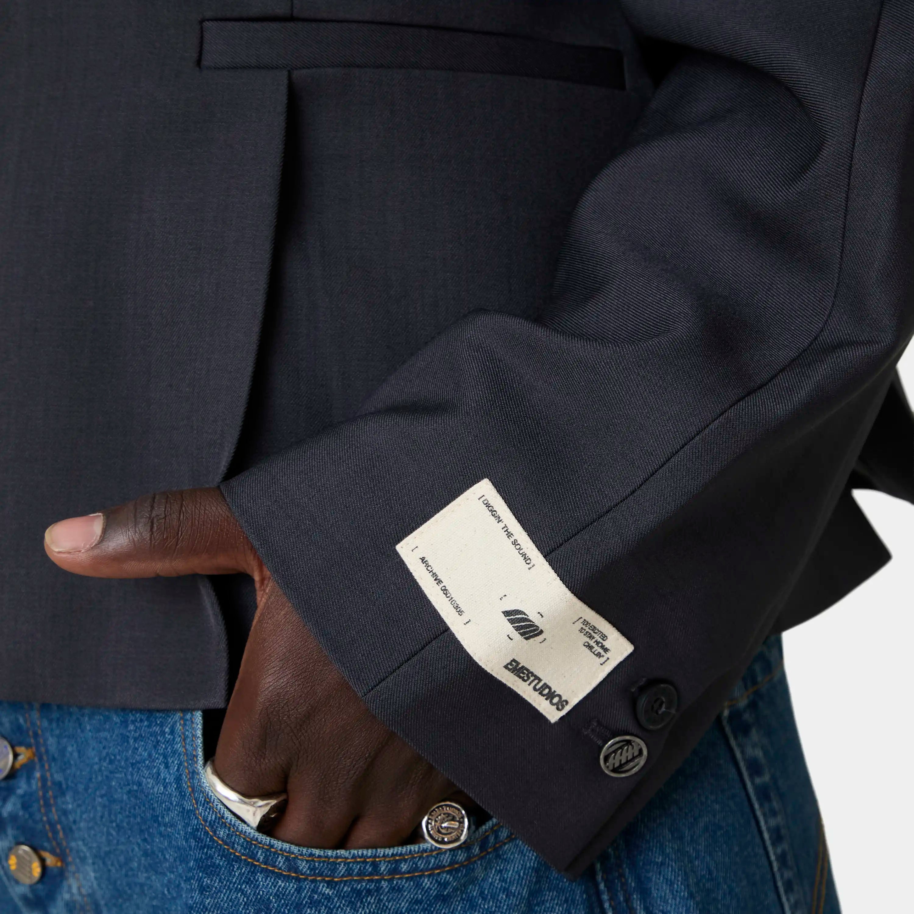 Mainroom Grey Blazer Outerwear Eme Studios