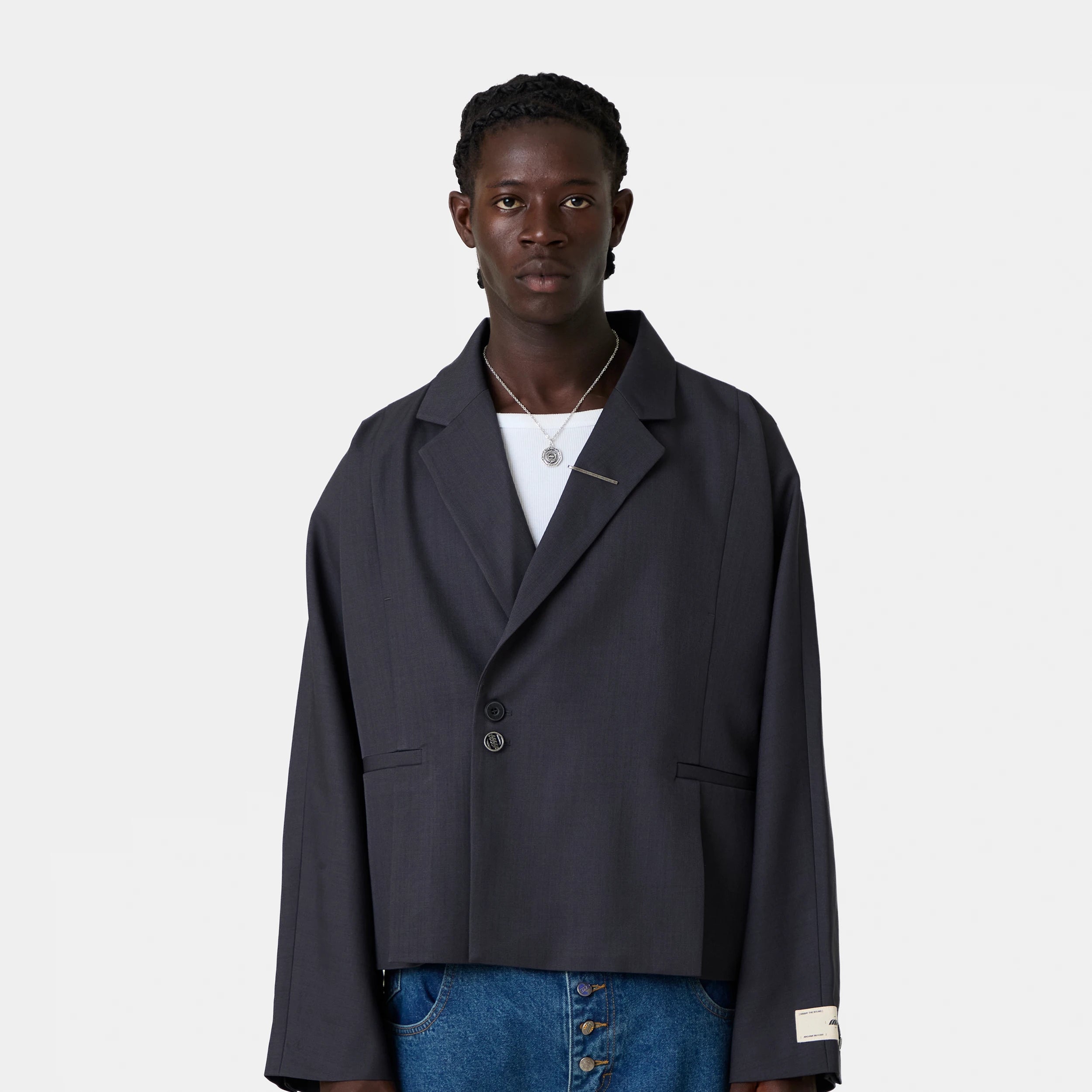 Mainroom Grey Blazer Outerwear Eme Studios