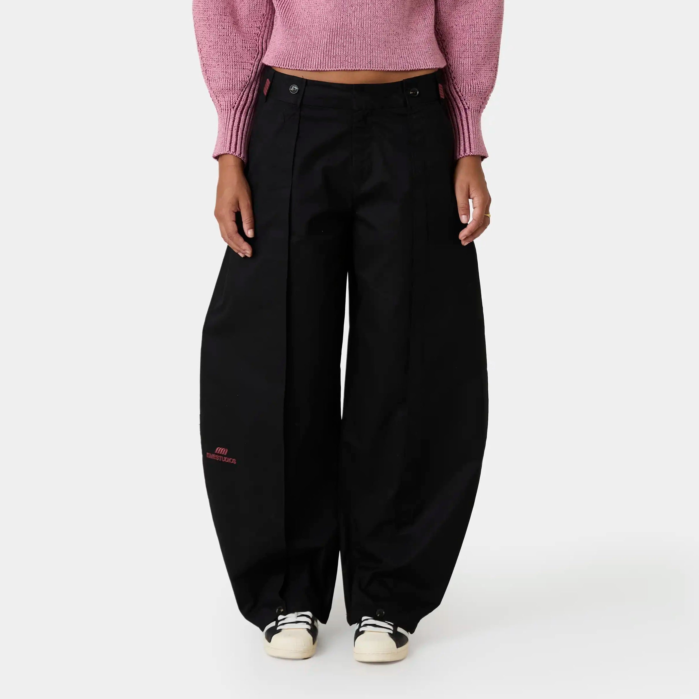 Marie Black Balloon Pants Woman Pants Eme Studios