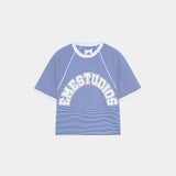 Mariner Blue Striped Tee T-shirts Eme Studios