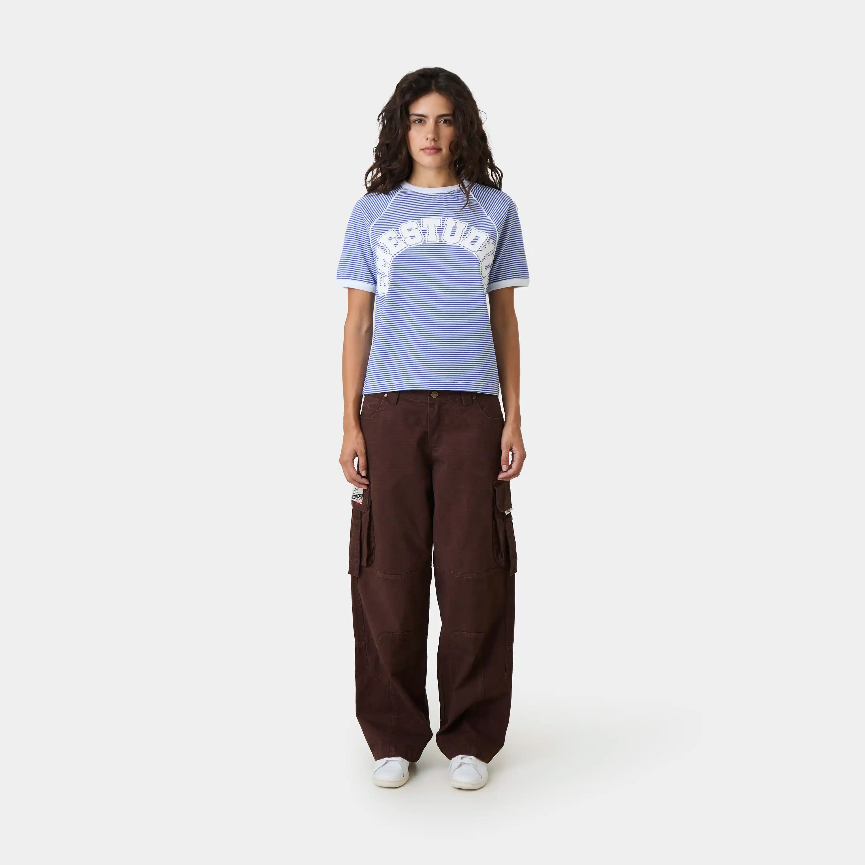 Mariner Blue Striped Tee T-shirts Eme Studios
