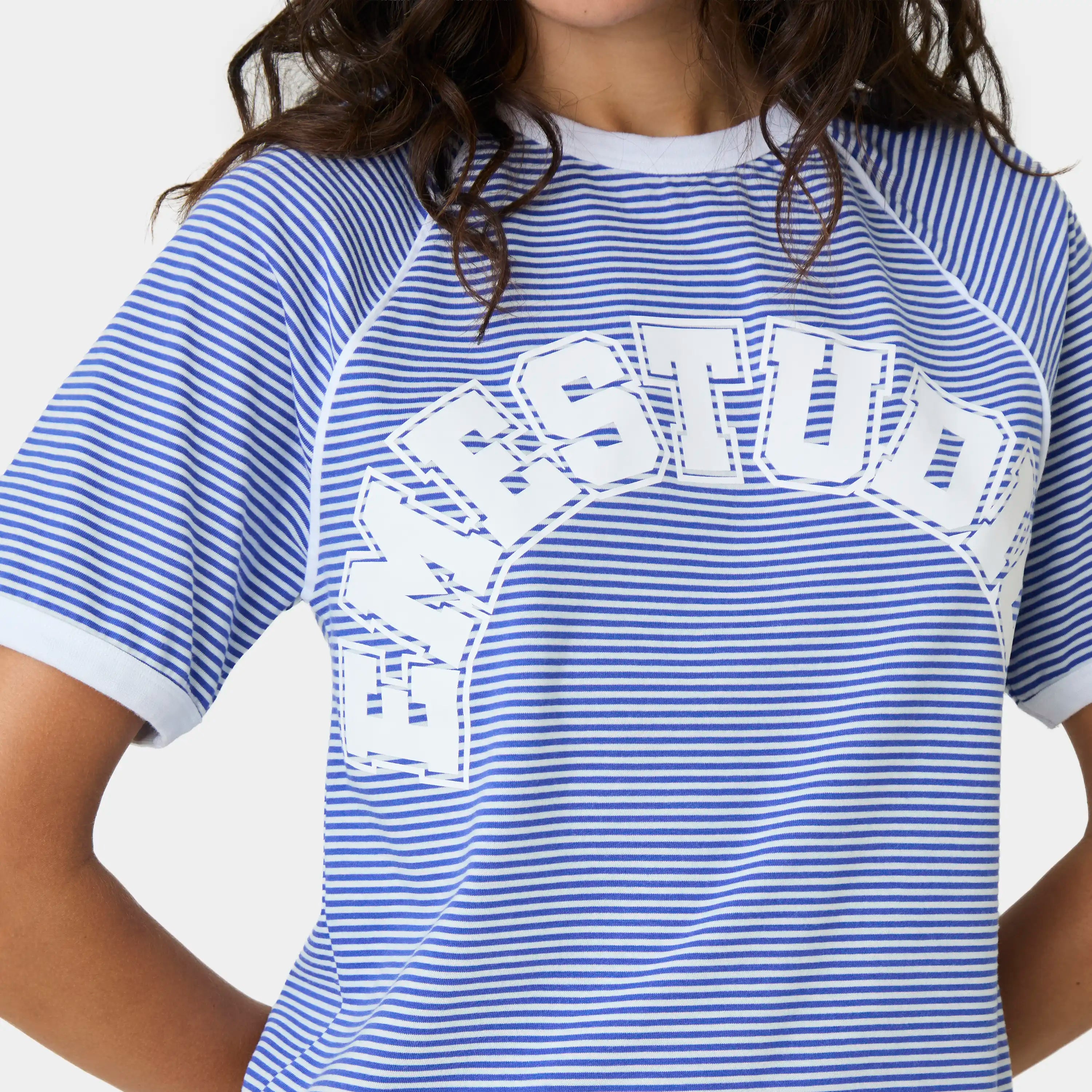 Mariner Blue Striped Tee T-shirts Eme Studios