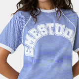 Mariner Blue Striped Tee T-shirts Eme Studios