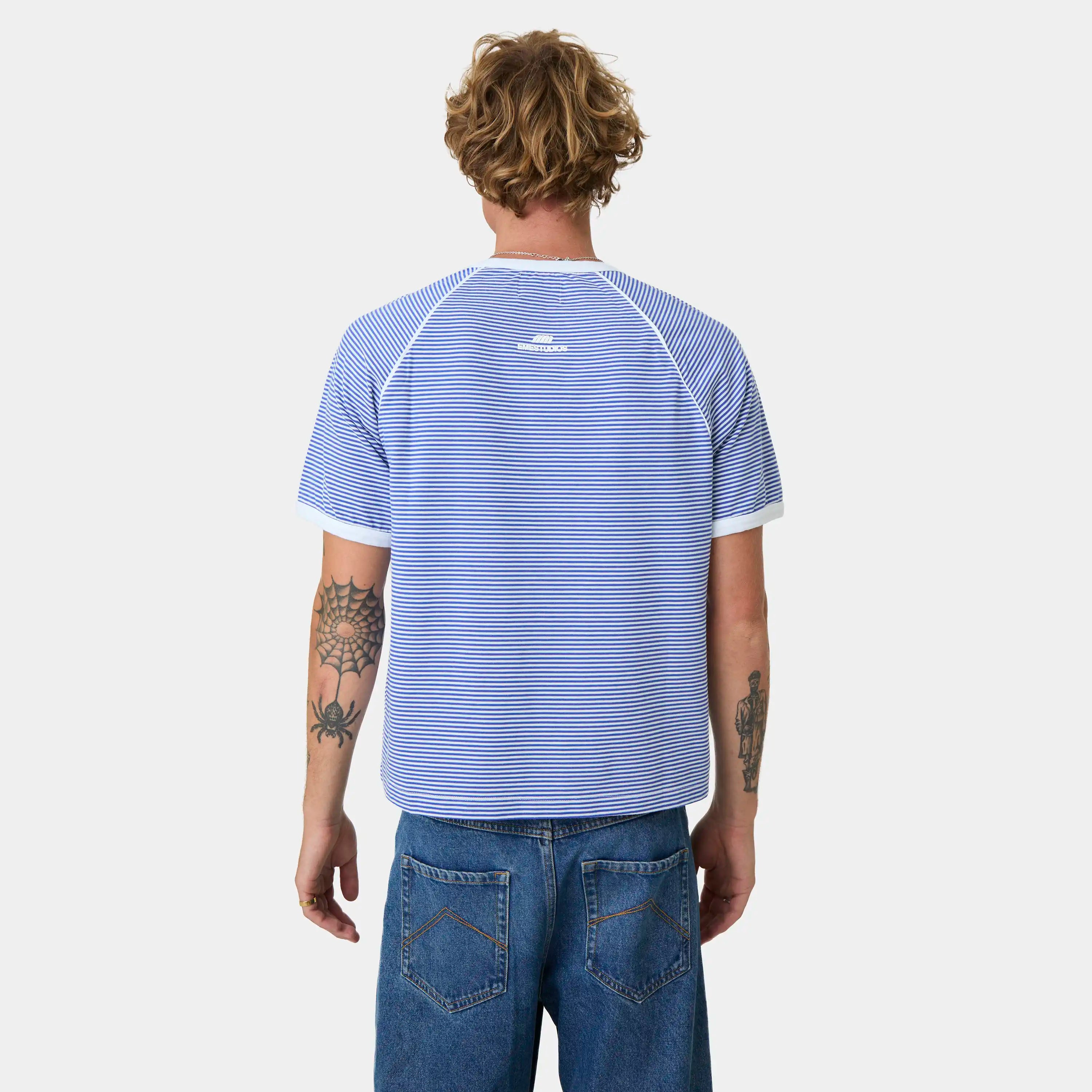 Mariner Blue Striped Tee T-shirts Eme Studios