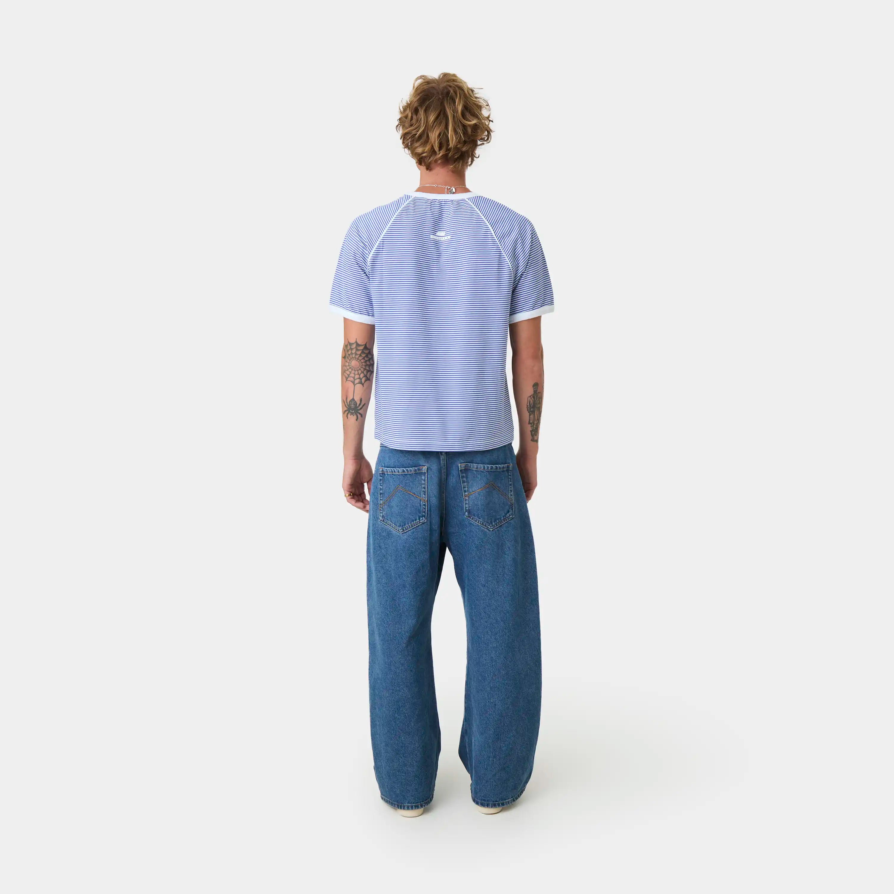 Mariner Blue Striped Tee T-shirts Eme Studios
