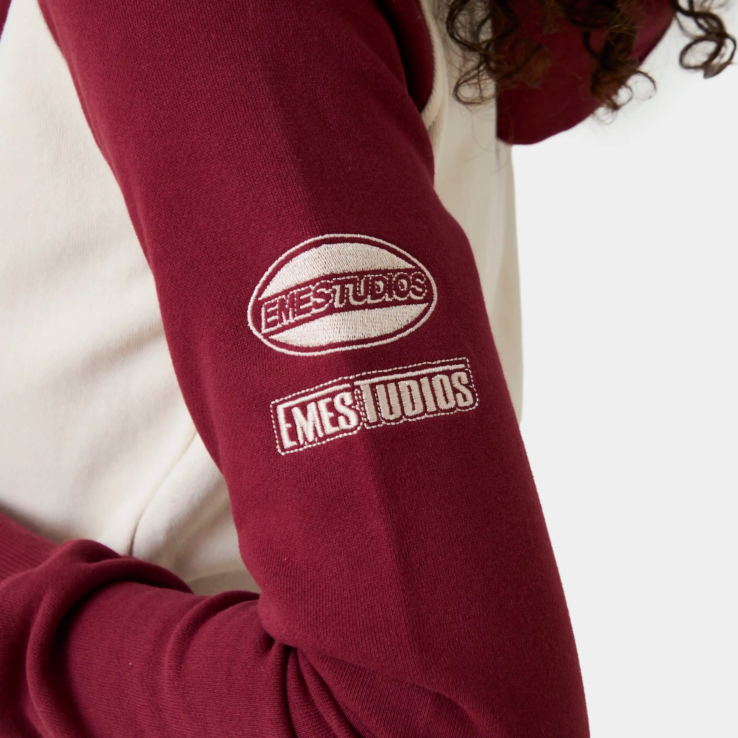 Marty Burgundy Full Zip Woman Hoodies Eme Studios