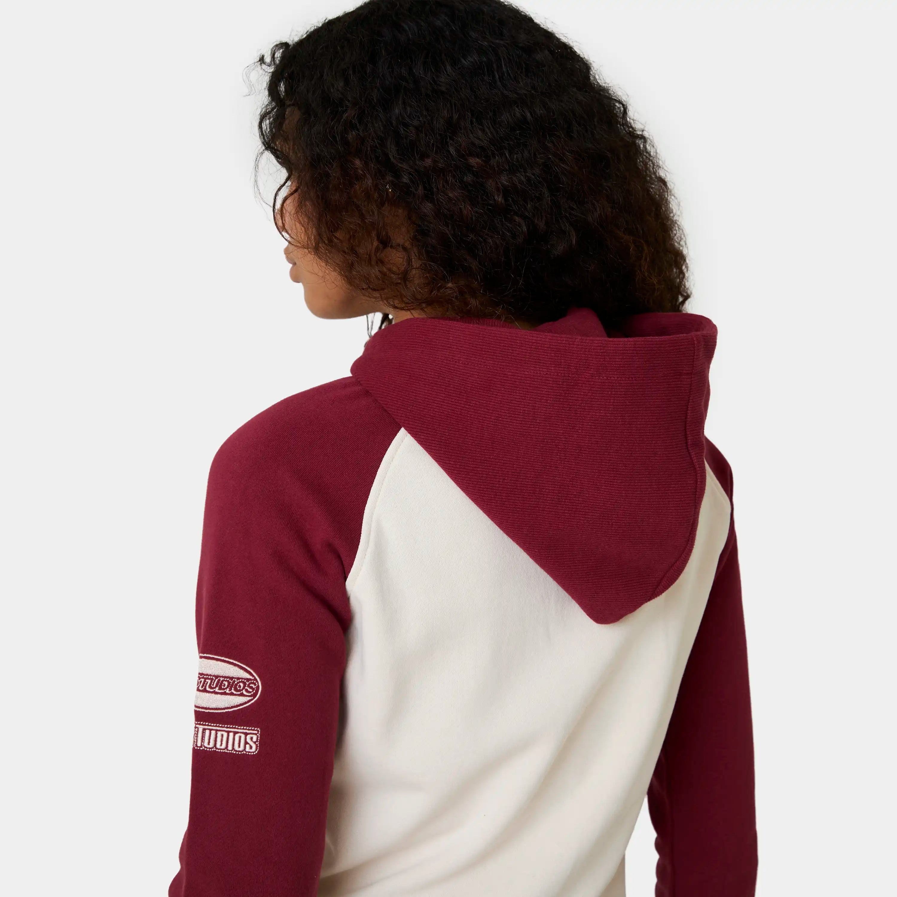 Marty Burgundy Full Zip Woman Hoodies Eme Studios