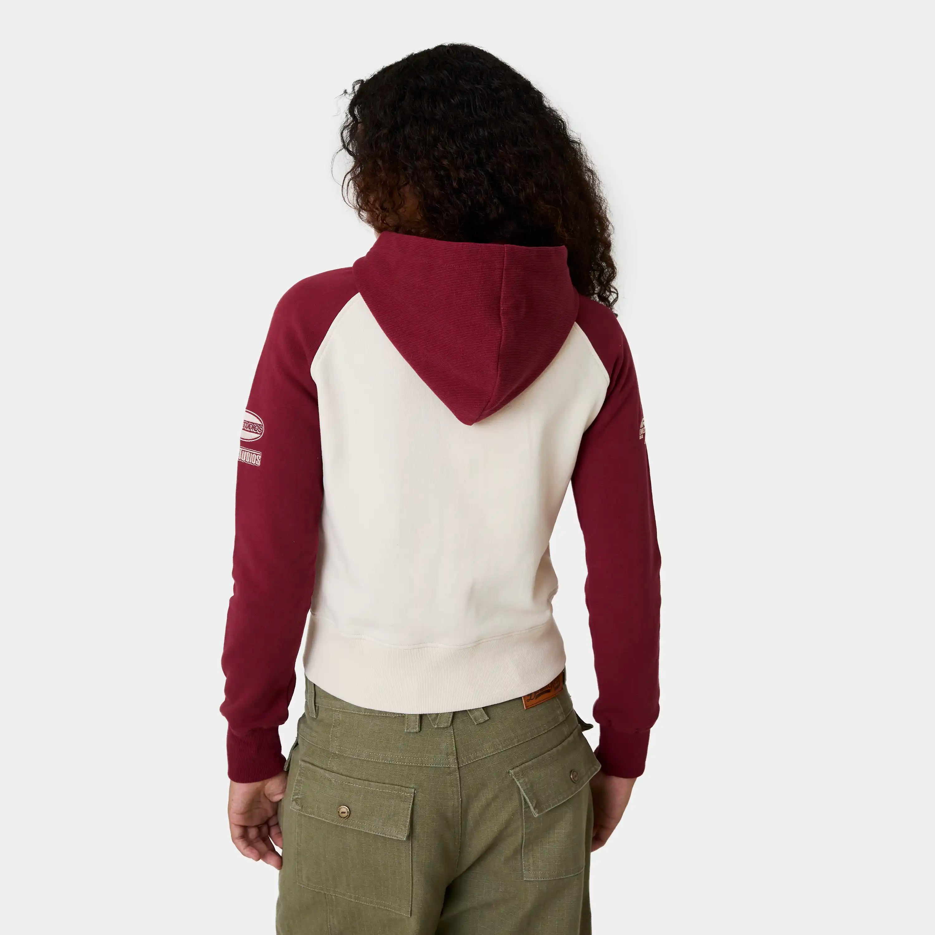 Marty Burgundy Full Zip Woman Hoodies Eme Studios