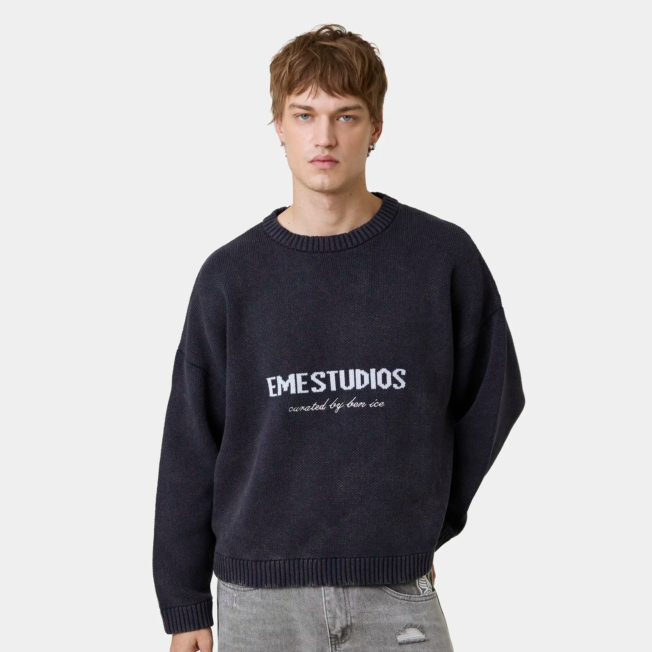 Master Acid Night Sky Knit Sweater Knitwear Eme Studios