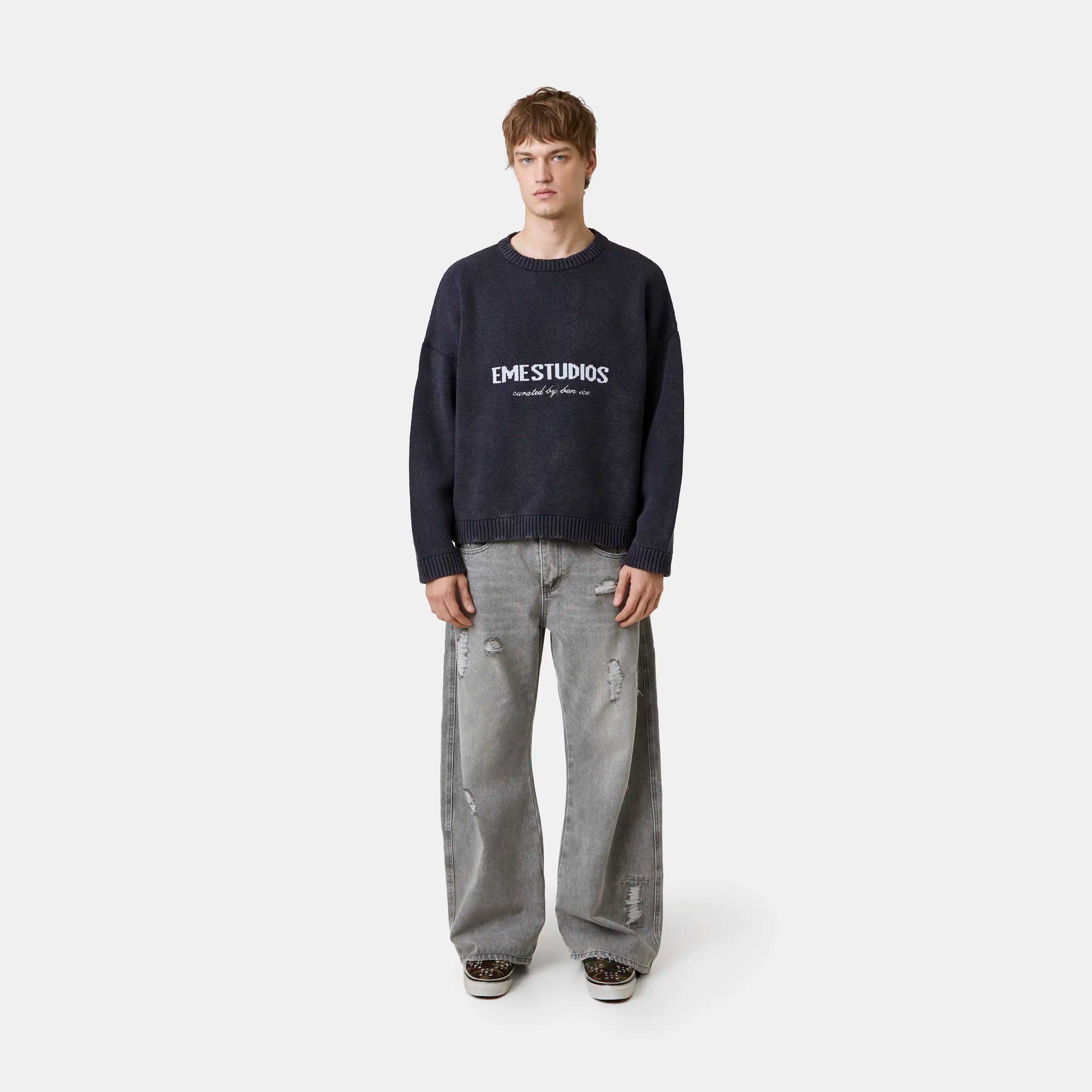 Master Acid Night Sky Knit Sweater Knitwear Eme Studios