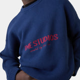 Master Indigo Knit Sweater Knitwear eme
