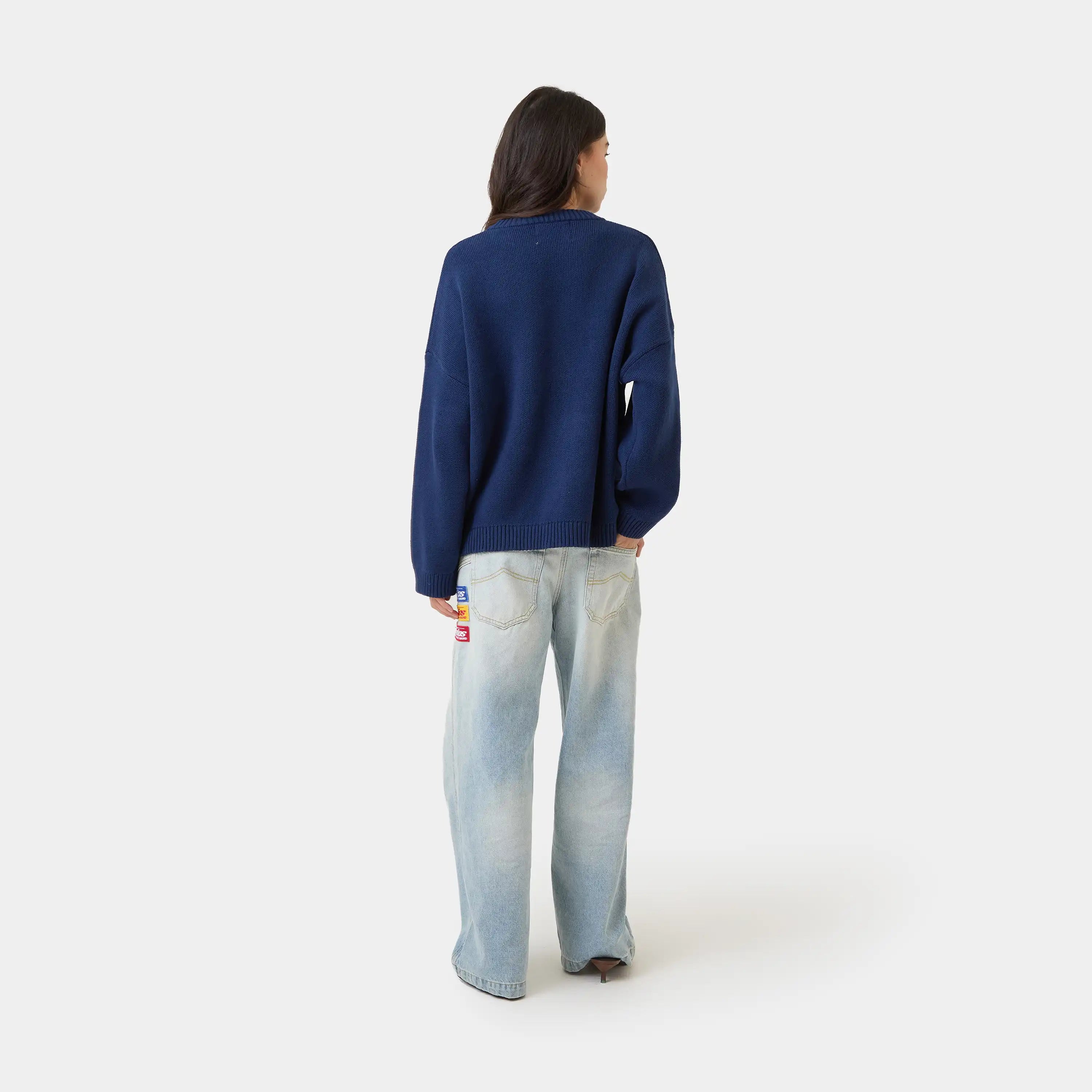 Master Indigo Knit Sweater Knitwear eme