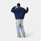 Master Indigo Knit Sweater Knitwear eme
