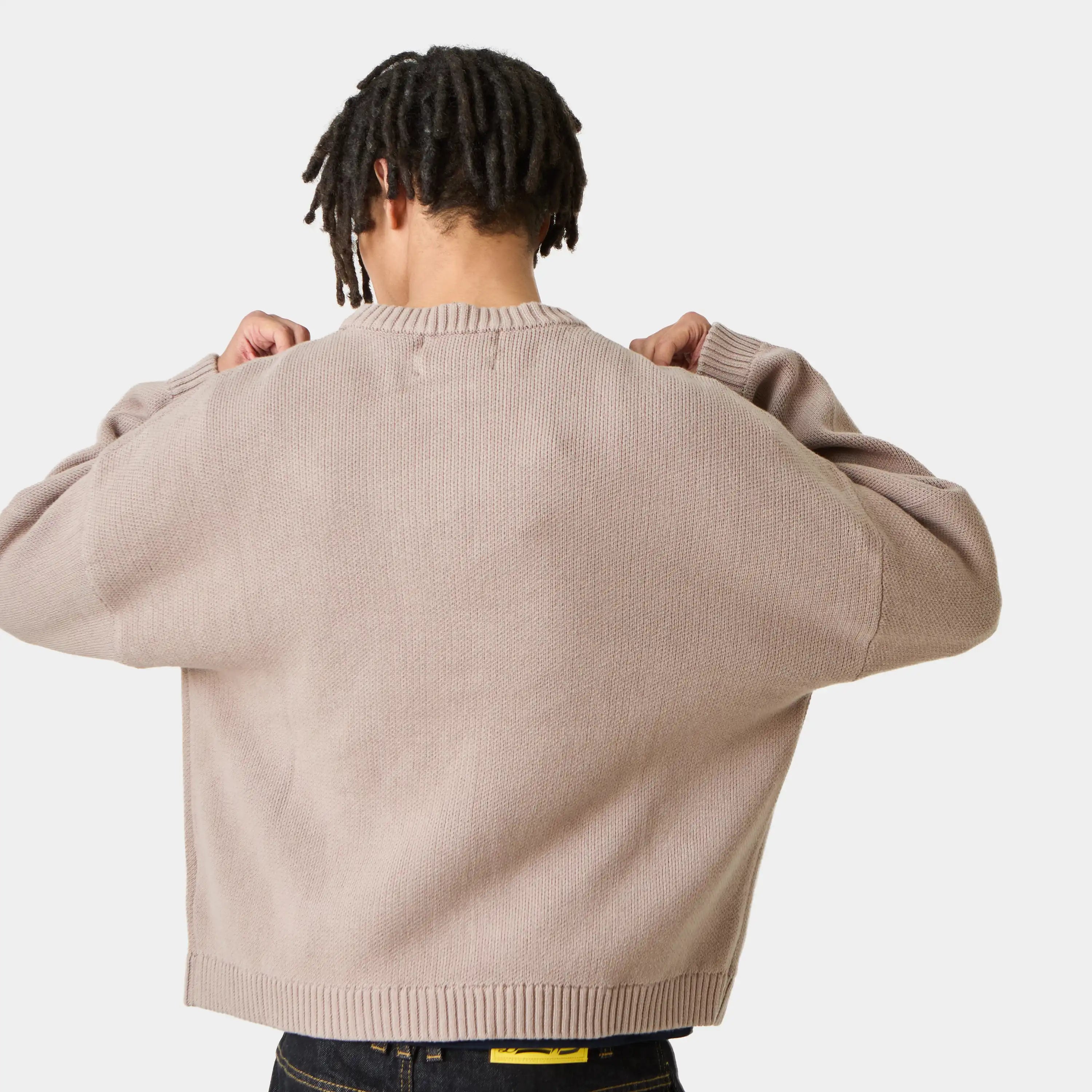 Master Muddy Brown Knit Sweater Knitwear eme